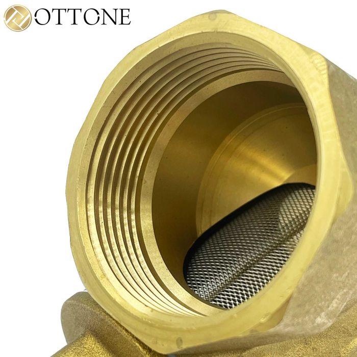 Filtr Skośny Siatkowy Osadnikowy Do Co Wody Z Magnesem Mosiężny 3/4''