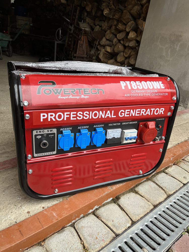 Генератор Powertech PT 8500 WE
