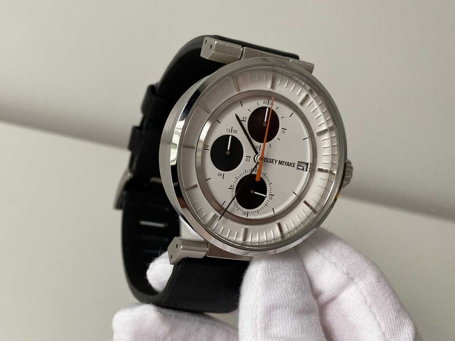 Zegarek męski Issey Miyake W SILAY003 | Chronograf design | czarny