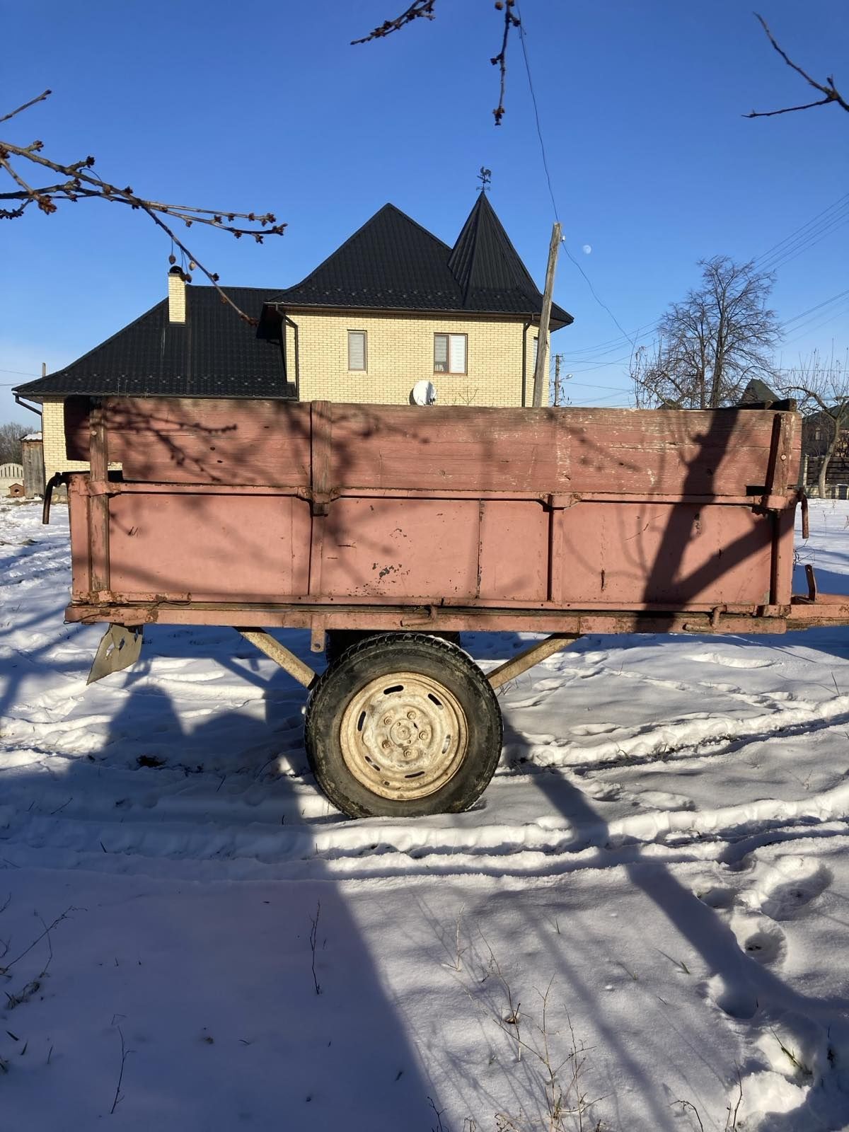 Прицеп до трактора мінітрактора