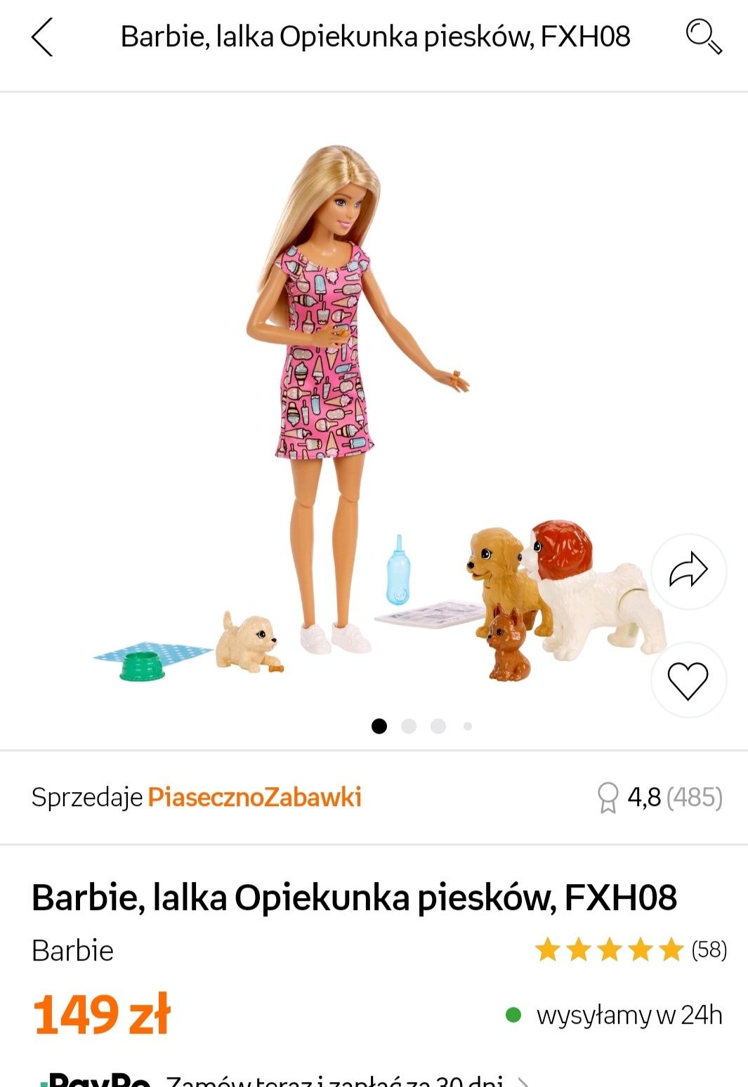 Barbie lalki i ken, zestaw