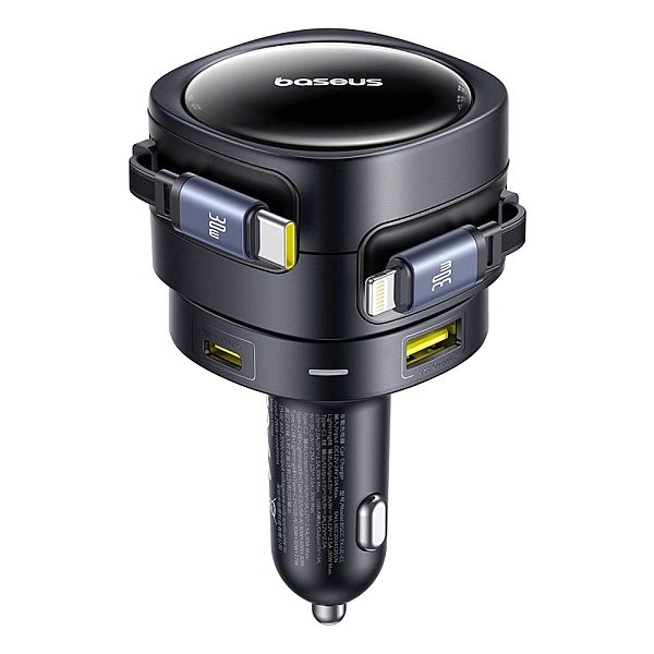Ładowarka samochodowa Baseus Enjoyment Max 90W 2x USB-C + kabel USB-C