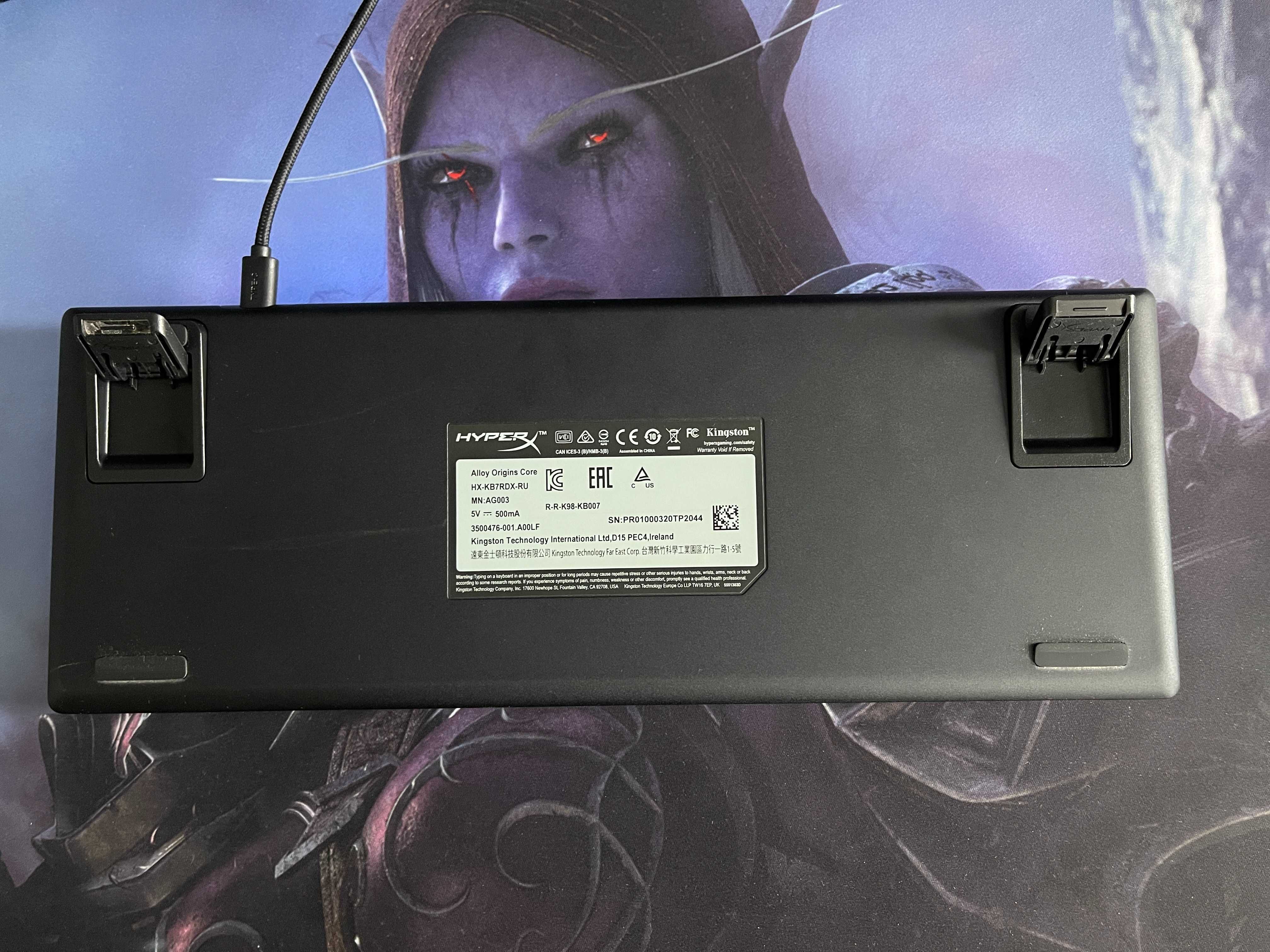 Клавіатура HyperX Alloy Origins Core HX Red USB (HX-KB7RDX-RU/4P5P3AX)