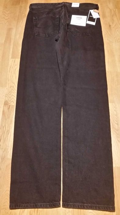 pas 86cm NEW Jack&Jones Loose 90s W32 L32 szerokie W31 L34 baggy szare