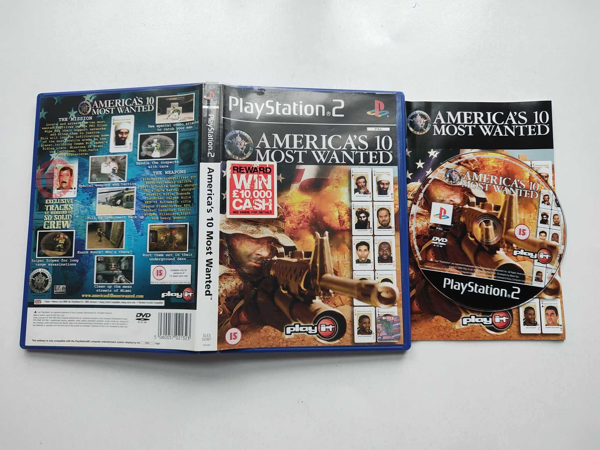 Gra PS2 America's 10 Most Wanted