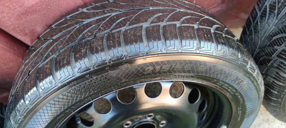 215/55/17  Комплект коліс з дисками та датчиками тиску розболтовка 5/1