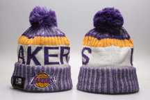 Czapka zimowa Lakers new era na polarze nowa