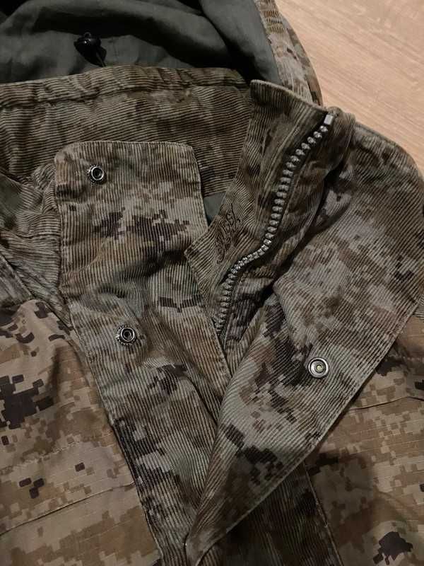 Świetna Vintage kurtka Stussy jesieńzima camo r.L streetwear military
