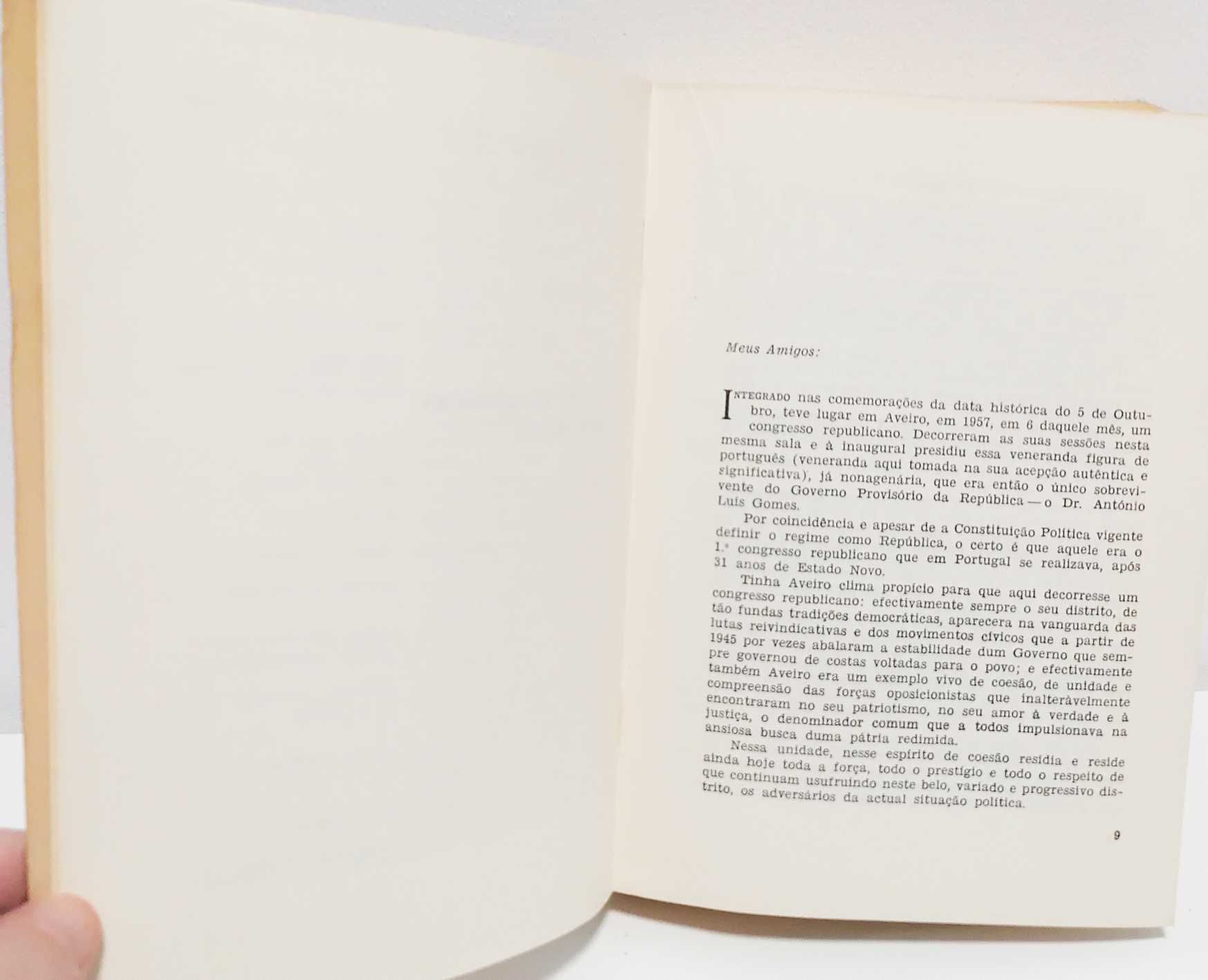 Livro - II Congresso Republicano de Aveiro - (Volume I)