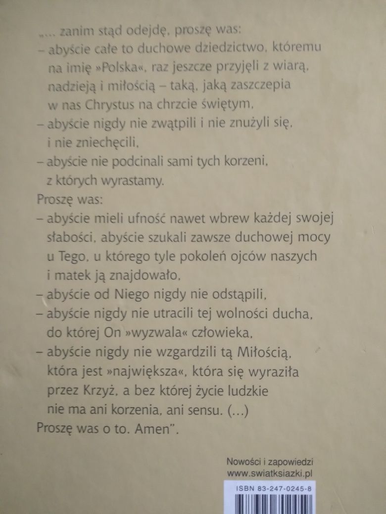 Jan Paweł II w Polsce - fragmenty homilii i przemówień.