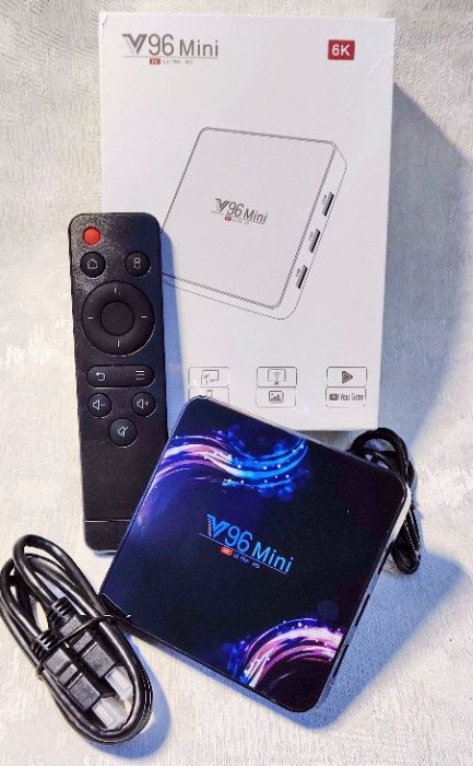 TV BOX 4/32Gb V96 mini Tanix TX6 Android 9 смарт X96 max настроенная!