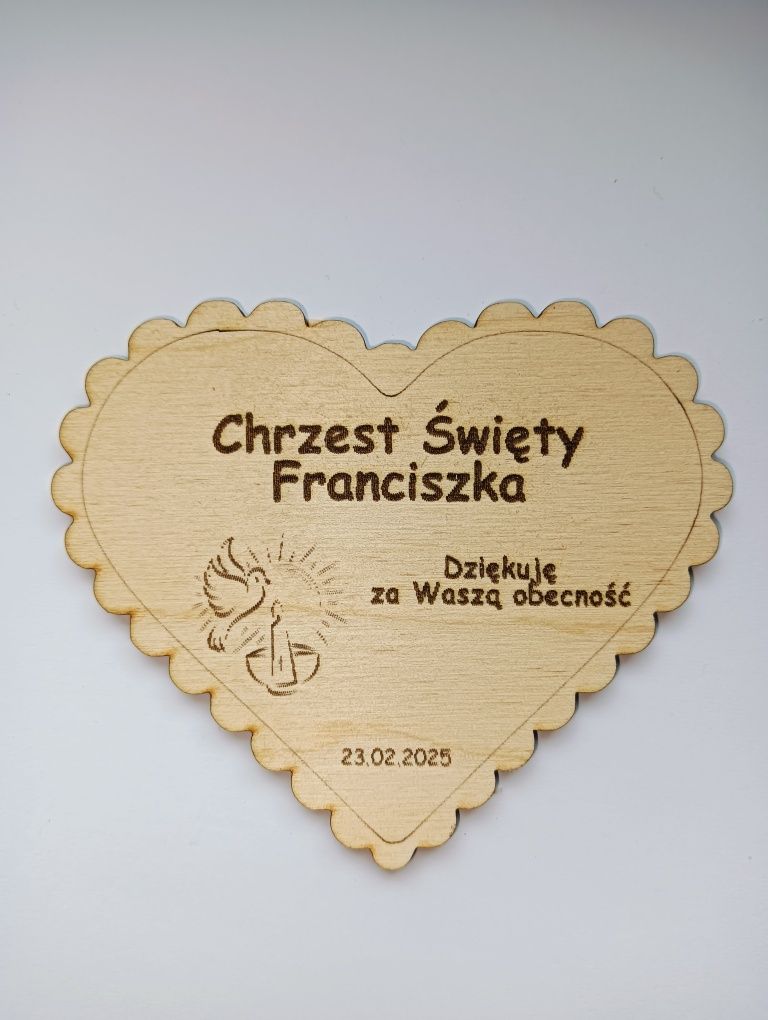 Podziękowania, pamiątki, upominki