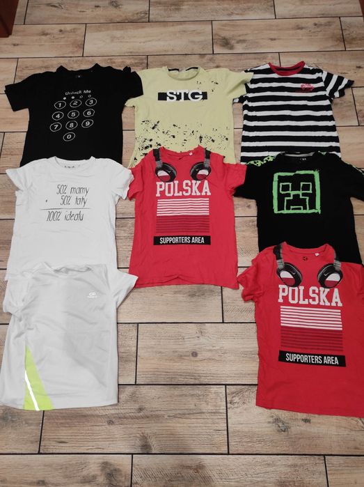 T-shirty 8szt rozm.146
