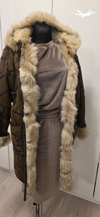 Świetny kożuch naturalny