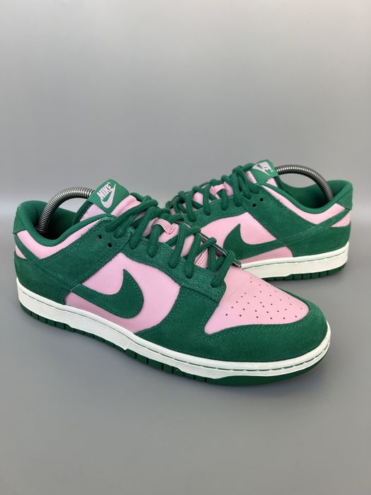 Оригінальні кросівки Nike Dunk Low Se Green/Pink 45р.29см.