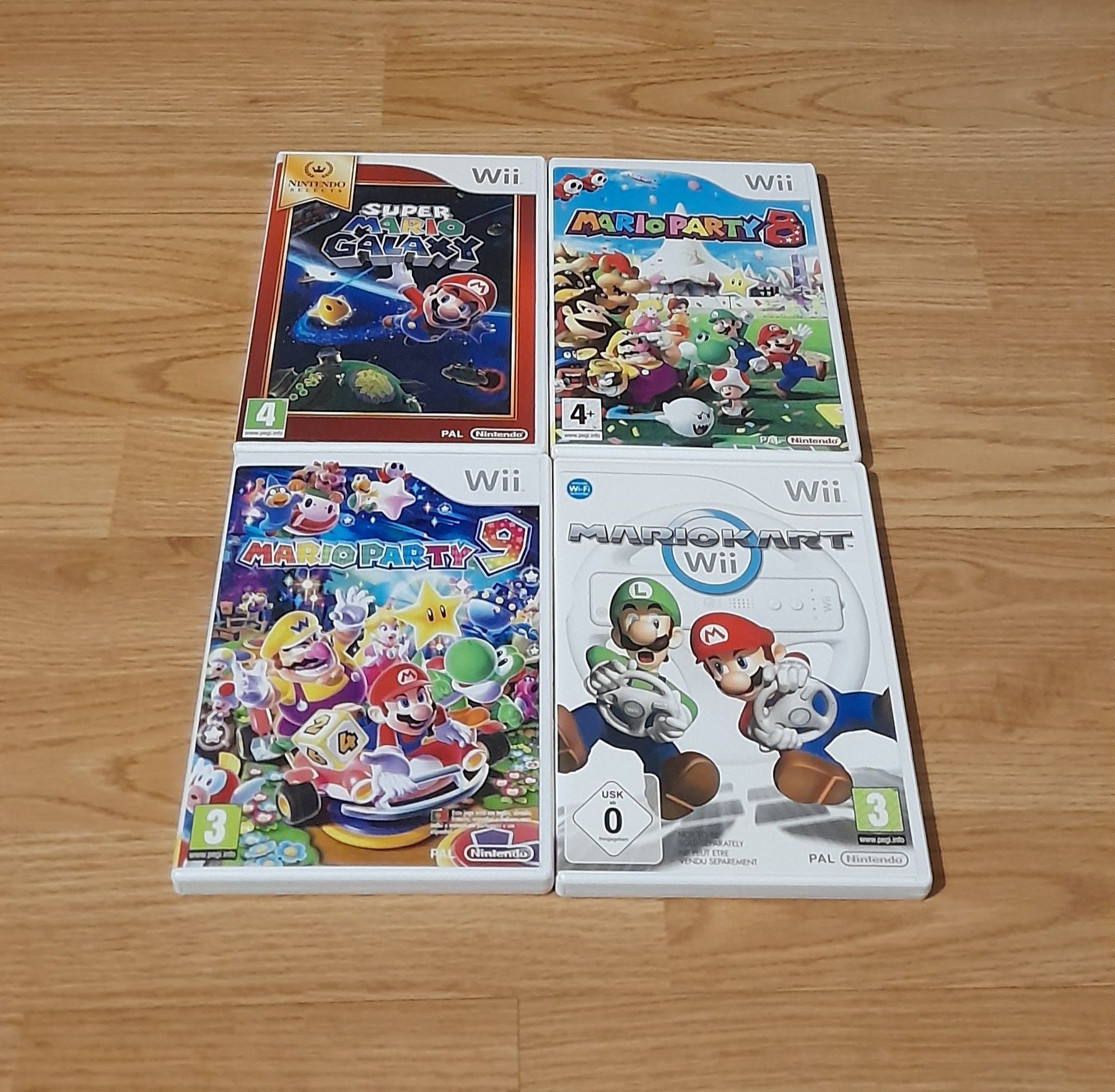Jogos Wii/Wii U Nintendo (Originais,Completos,Versão PT)