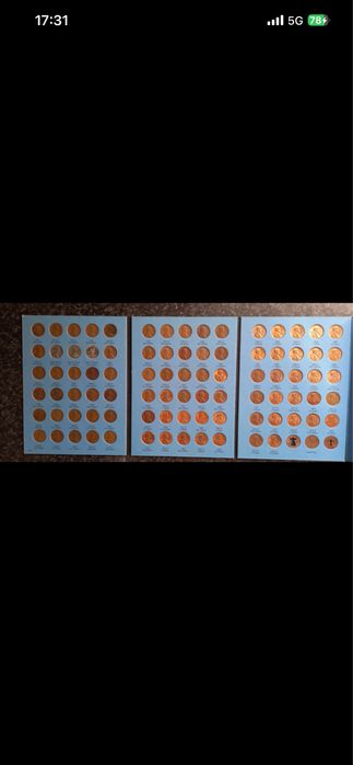 U.S.A lincoln pieces cents Album