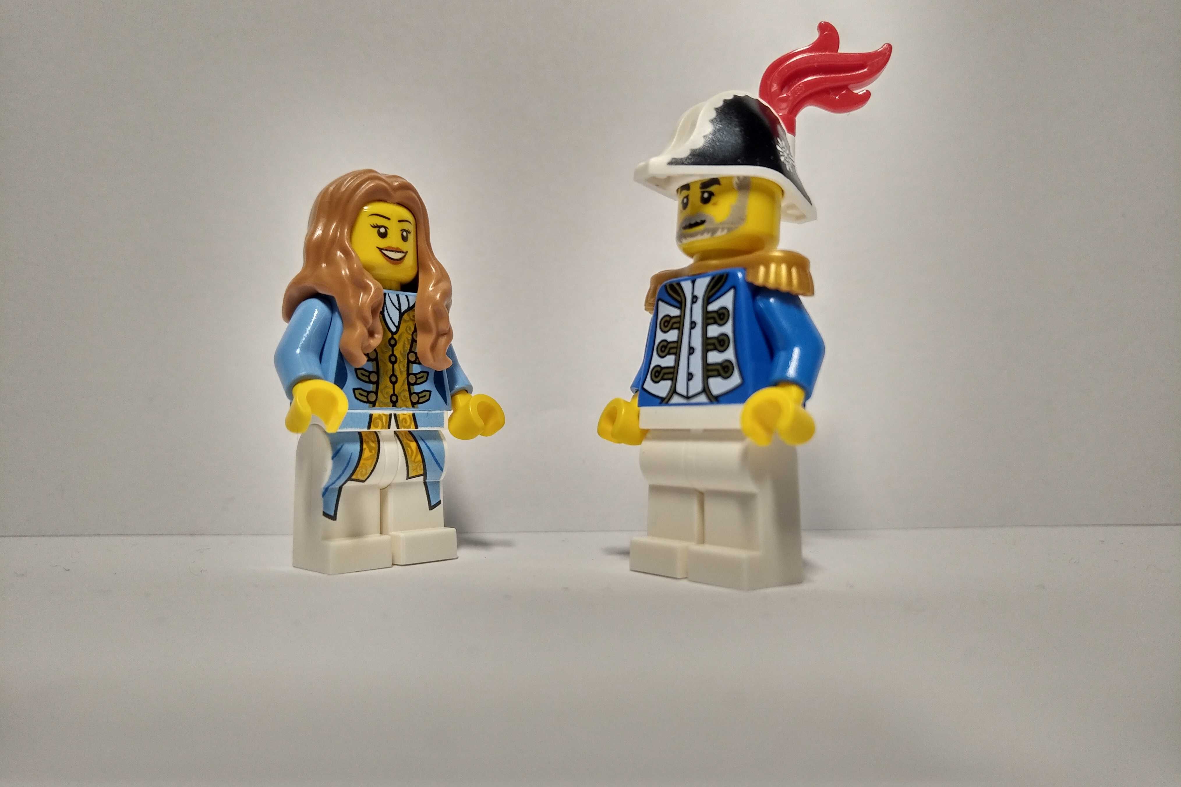Lego figurka Piraci - gubernator pi191 i córka gubernatora pi157