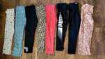 Legginsy/getry dla dziewczynki 8 pak