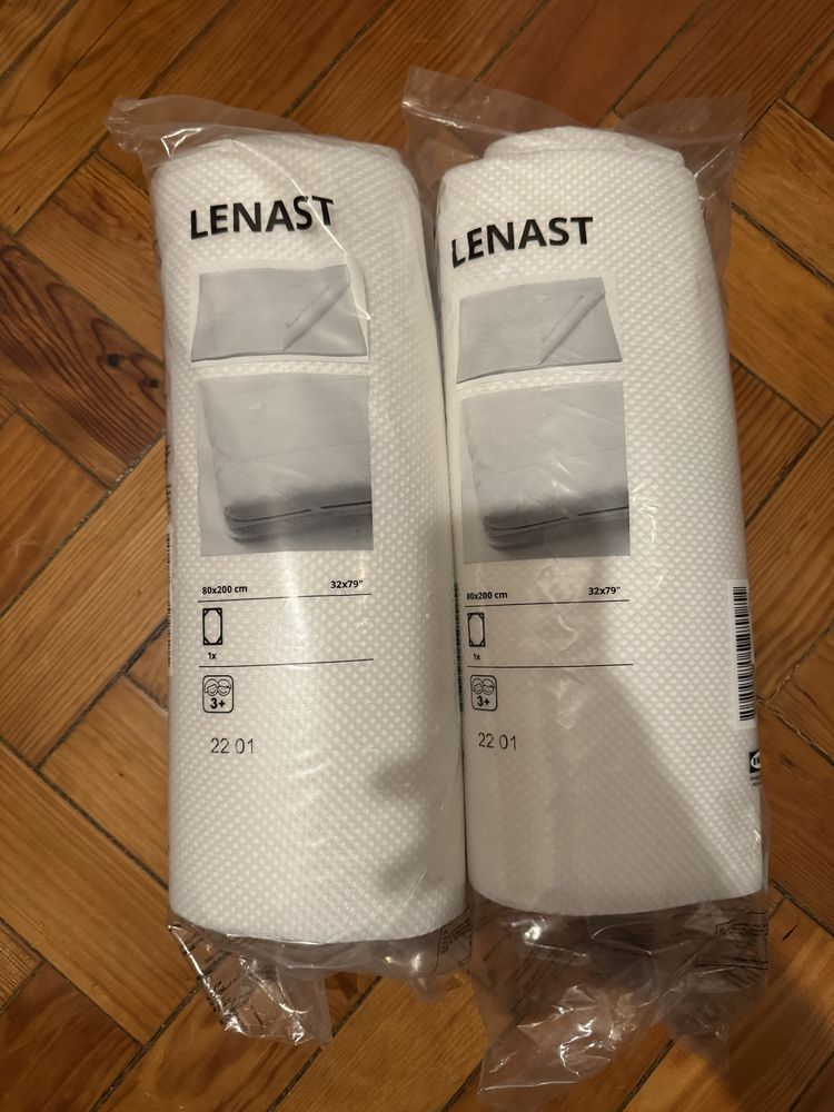 Protetor de colchão LENAST IKEA 80x200 – novo, selado