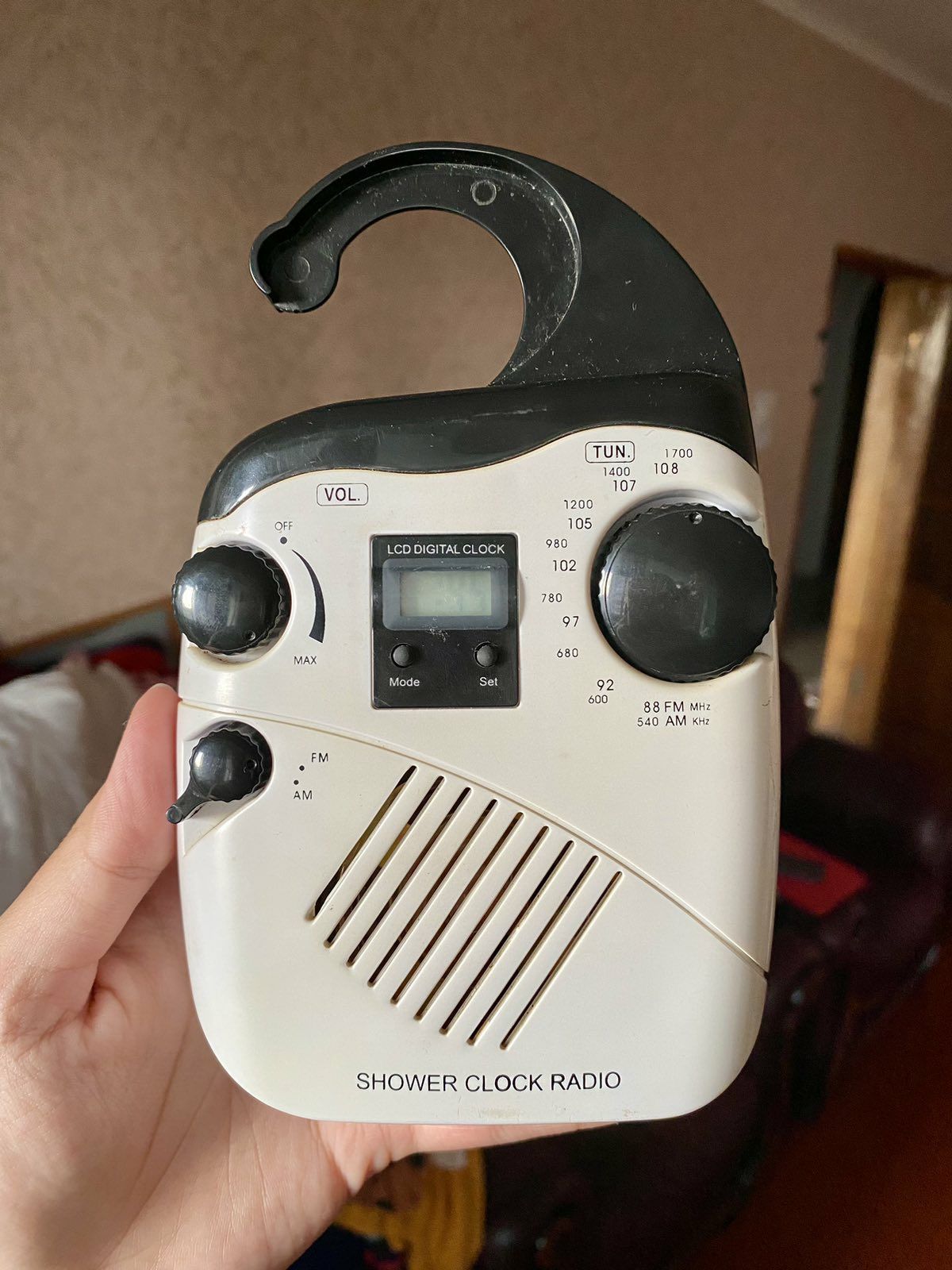 Shower clock radio, радио, радиоприемник