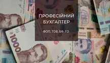 Бухгалтер для ТОВ ФОП, бухгалтер для благодійного фонда, ГО, звітність