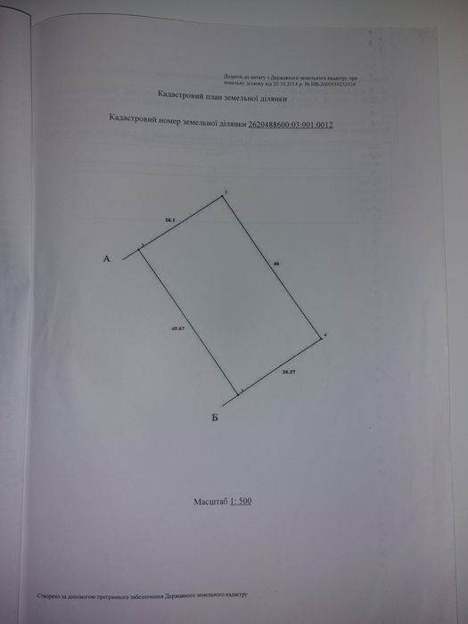 Продам земельну ділянку