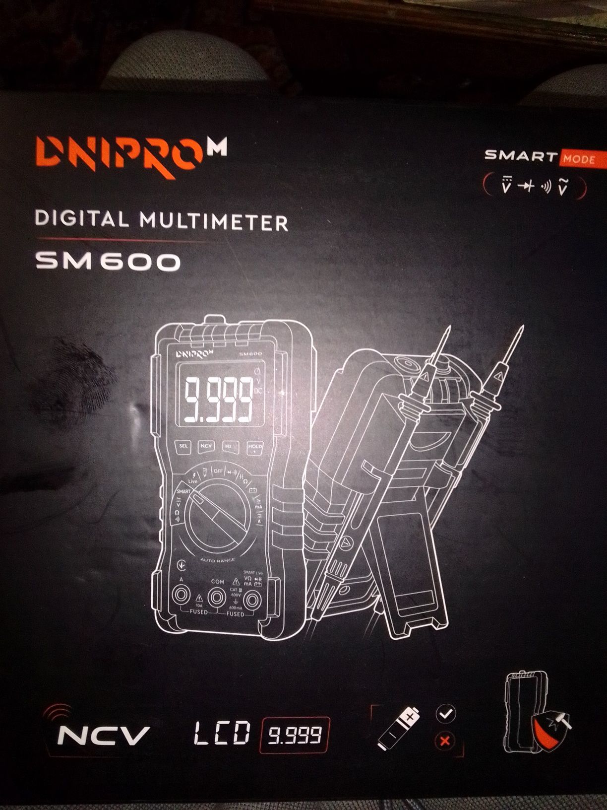 Мультиметр цифровий Dnipro-M SM600, новий