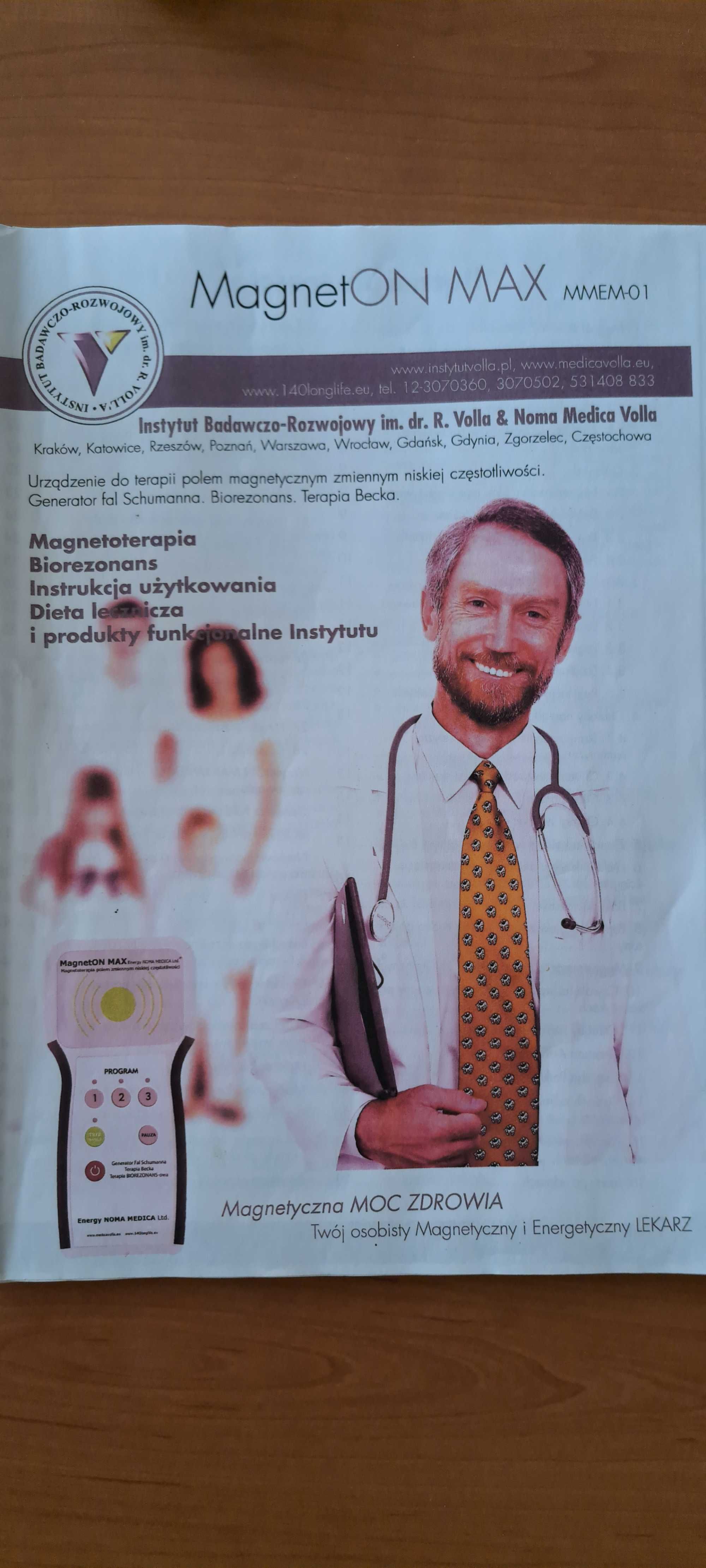 MagnetTON MAX – Urządzenie do terapii polem magnetycznym