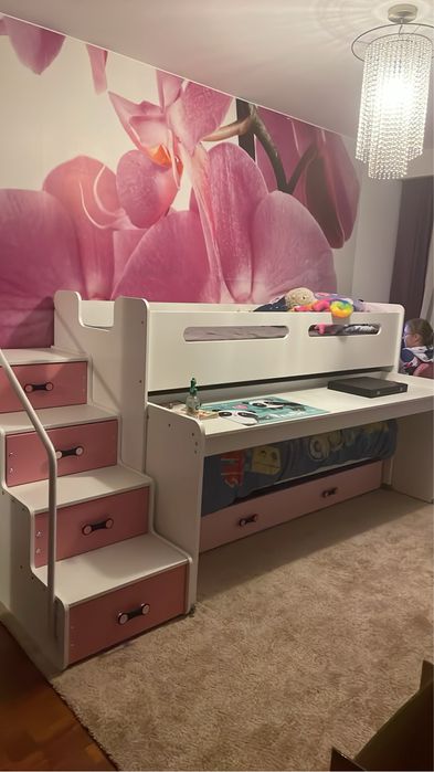 Lozko pietrowe 3 lub 2 osobowe