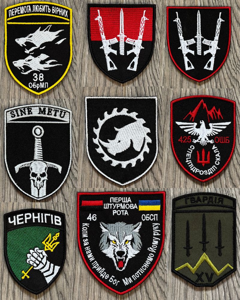 Шевроны и любой вид вышивки