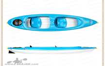 Nowy kajak Pelican Argo 136x 2ka. Dwuosobowy. Lekki. 411cm, RamX PE