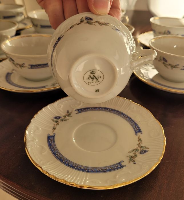 Conjunto de Café Completo  Vista Alegre Nunca Usado