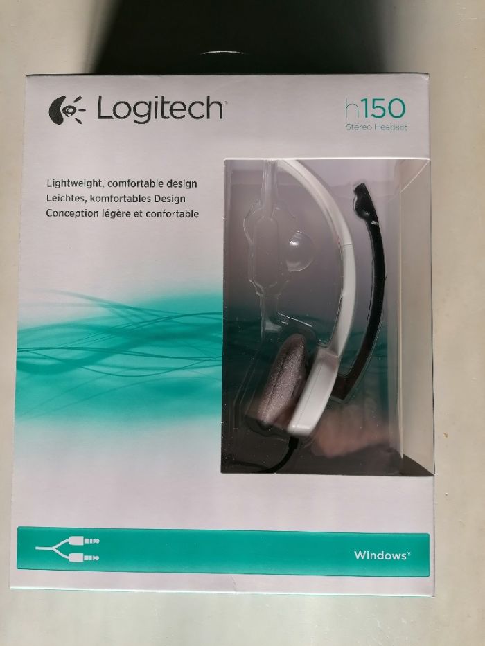 Auriculares Logitech h150 Stereo com Microfone (novo)