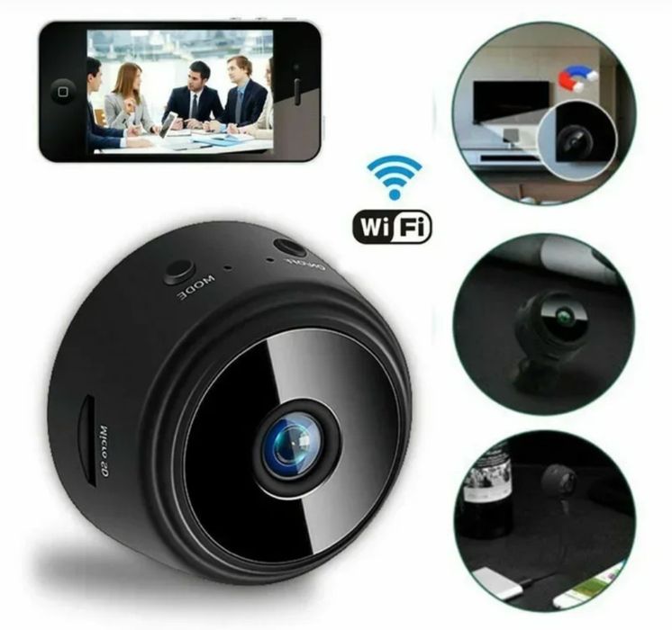 Відеореєстратор. Міні відео камера A9 IP WiFi FullHD 1080,нічна зйомка