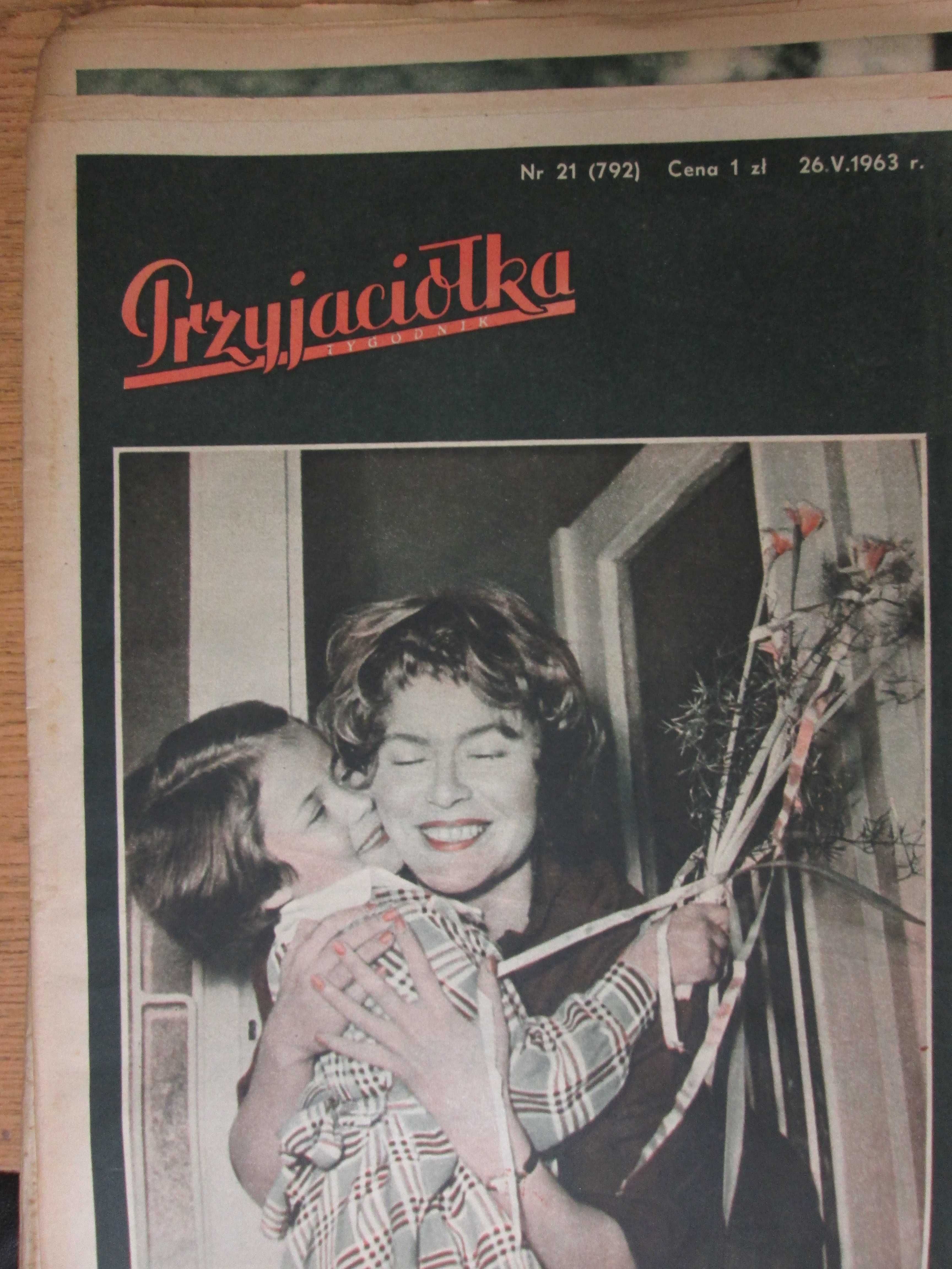 Przyjaciółka Tygodnik Czasopisma , Antyki Stare gazety