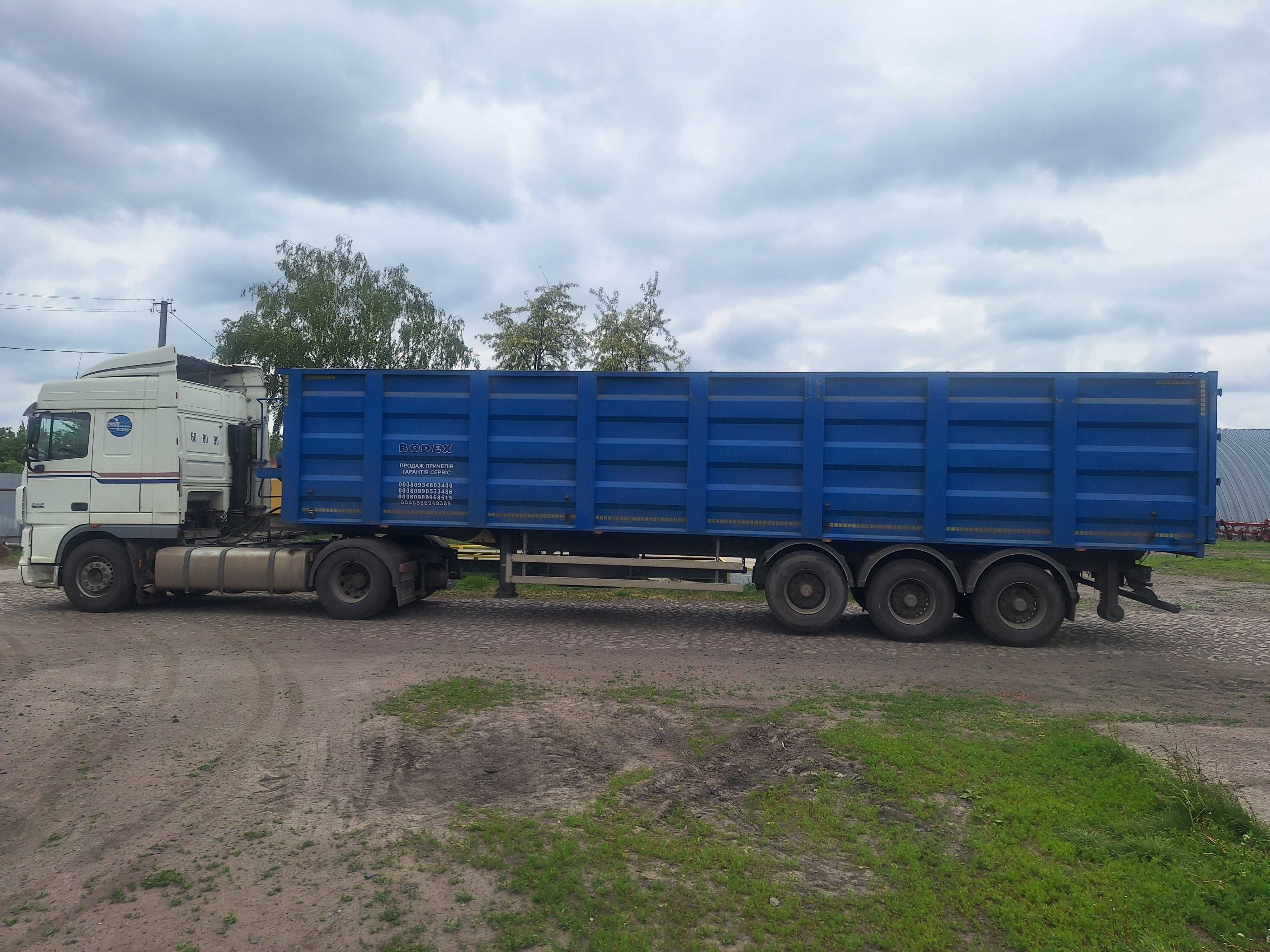 DAF XF 105.410 2007р.в. + напівпричіп зерновоз 2013р.в.