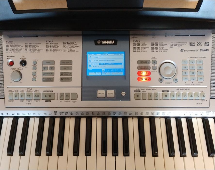 Yamaha  PSR K-1.USB.Синтезатор. Фортепіано.Пианино