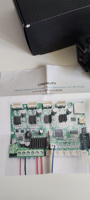 екструдер direct drive creality материнська плата 3д принтера creality
