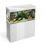 AQUAEL GLOSSY 120x40x63 BIAŁY zestaw z szafką NAJNOWSZY 260l