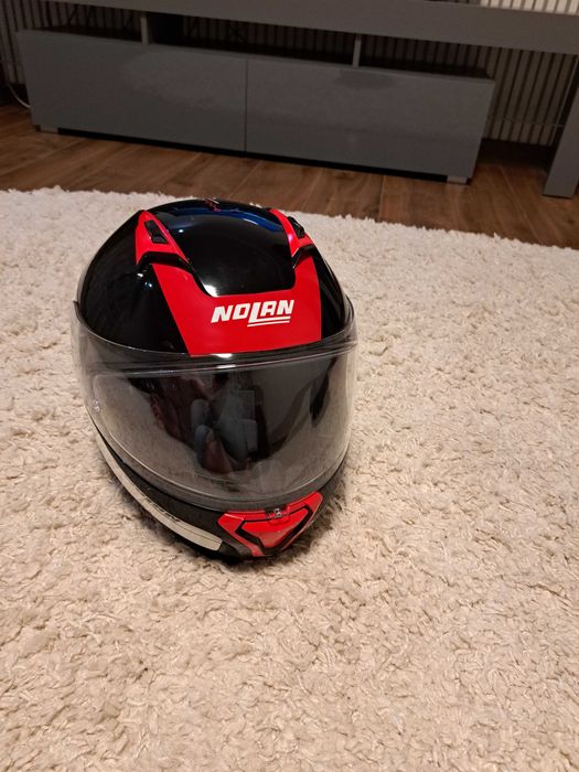 Шлем Nolan N87 триколор