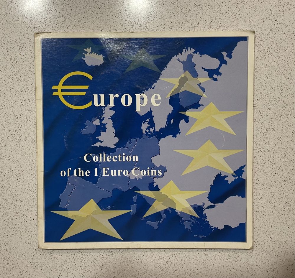 Coleção de moedas 1 euro 2002