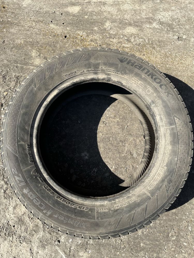 Резина зимова Hankook 3 шт 215/60 R16 99T