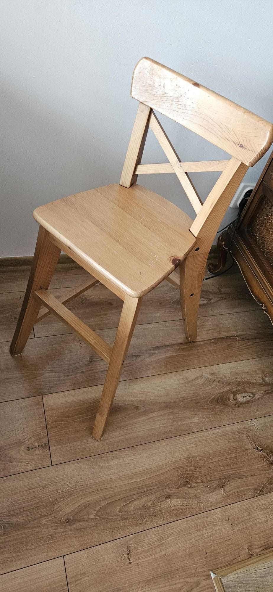 Krzesełko dziecięce wysokie Ikea ingolf