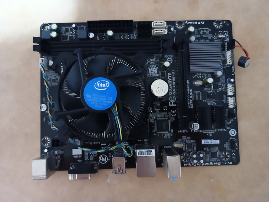Plyta główna Gigabyte GA-H81M-S1, Intel core i3-4170 3.7 GHz , 8gb RAM
