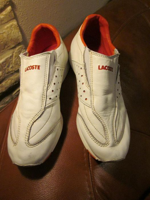 LACOSTE buty damskie skórzane białe jesień roz. 40 cm wkładka 25 cm