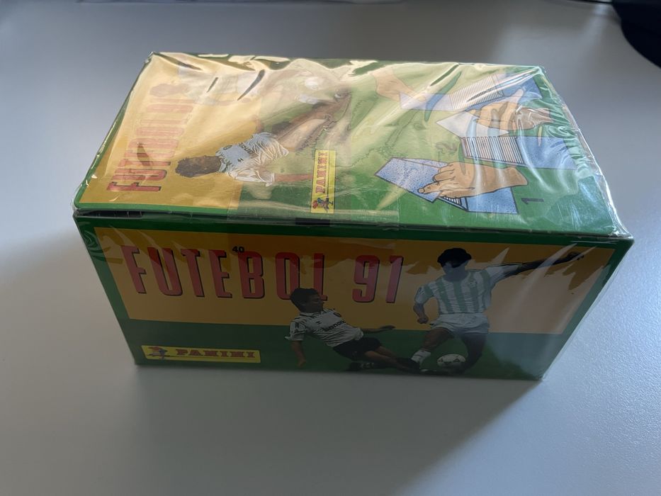 Caixa cromos futebol 1991 Panini Nova