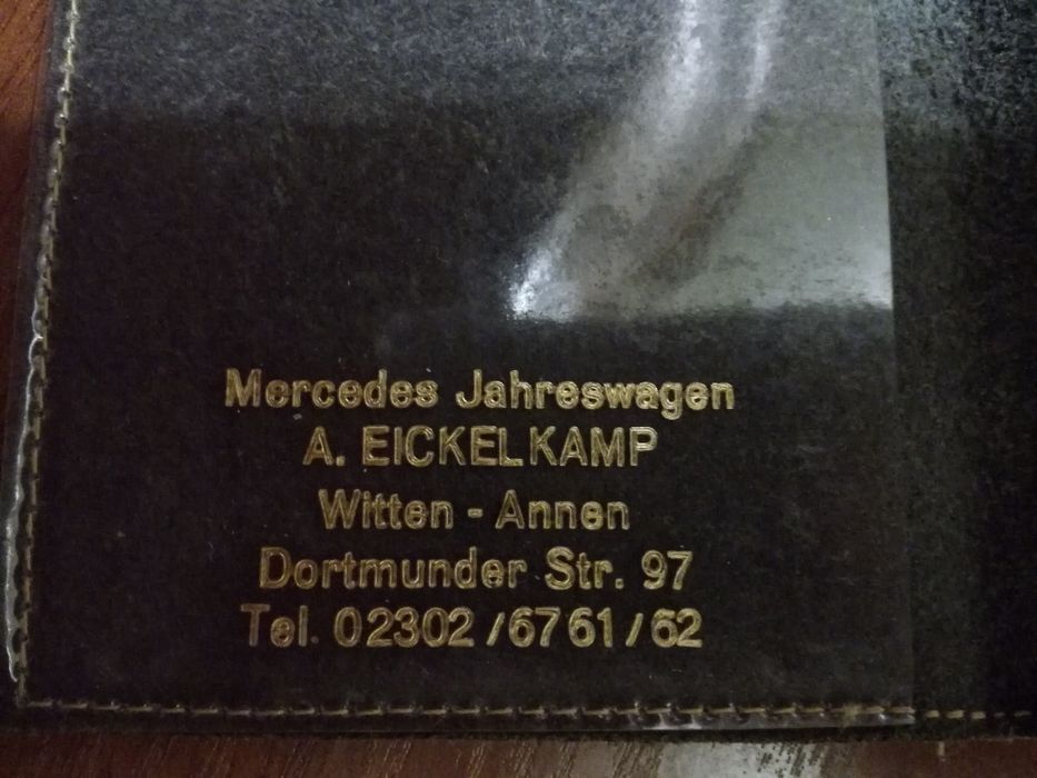 Обложка кожаная для документов Mercedes