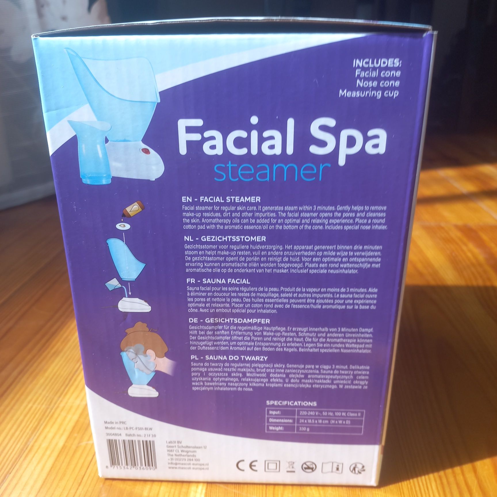 Facial spa steamer