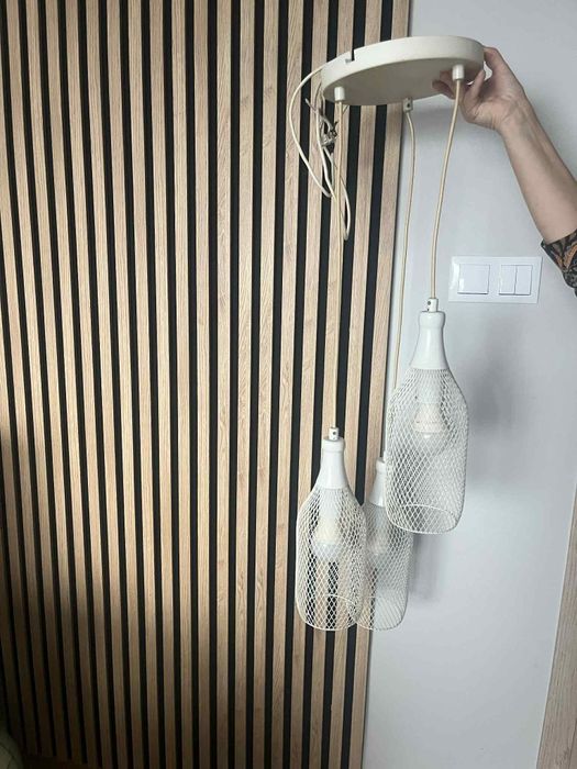 Lampa wisząca biała